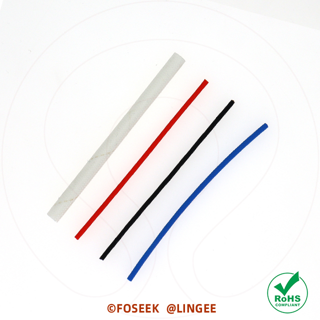 High Temperature Resistant Casing Fixed Texture Tube Glass Fiber Wire Sheath Tube Flame Retardant Insulating Sleeve Glass Fiber Tube Yellow Wax Tube Silicone Resin Layer