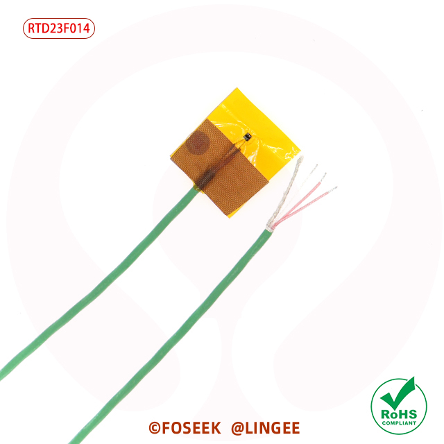 LEP Surface Stickable Temperature Sensors with High Temperature Resistance